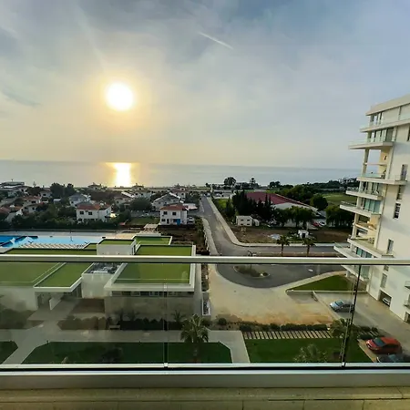 Seasky Abelia Residence, With Sea View, Beach, Pools, Sauna, Bogaz Iskele North Cyprus Апартаменты Boghaz