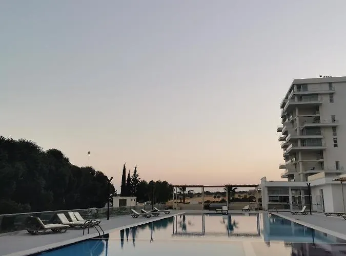 Apartament Seasky Abelia Residence, With Sea View, Beach, Pools, Sauna, Bogaz Iskele North Cyprus