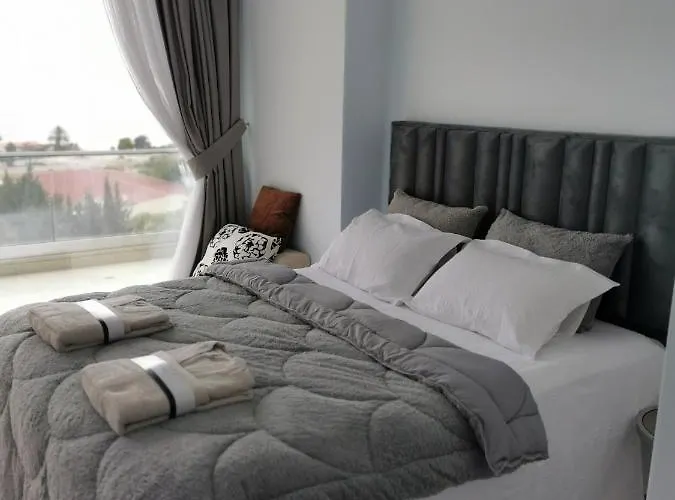 Seasky Abelia Residence, With Sea View, Beach, Pools, Sauna, Bogaz Iskele North Cyprus