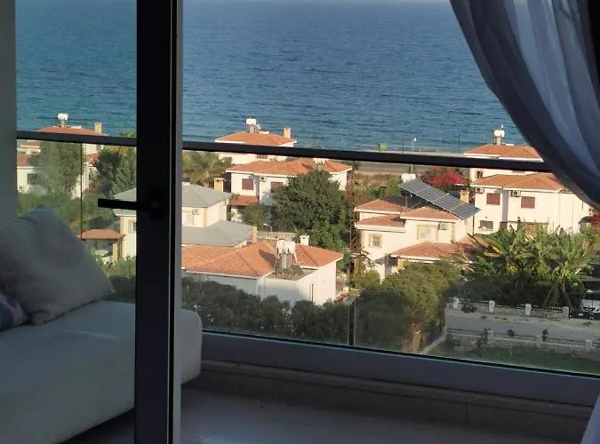 Apartamento Seasky Abelia Residence, With Sea View, Beach, Pools, Sauna, Bogaz Iskele North Cyprus
