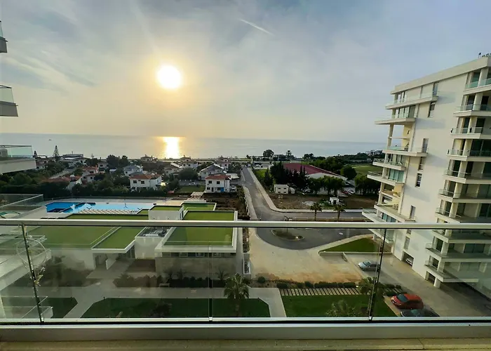 Seasky Abelia Residence, With Sea View, Beach, Pools, Sauna, Bogaz Iskele North Cyprus Apartmán Boghaz